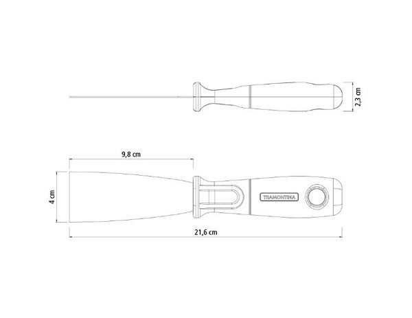 Espatula Flexivel 4cm (peça) 