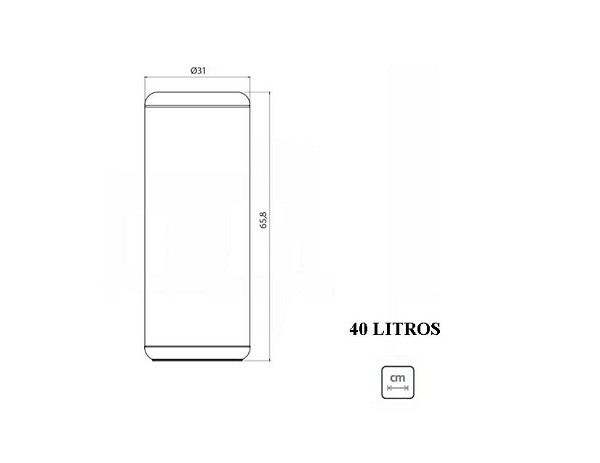 Lixeira Basculante 40l Inox Vermelha 94539/202 (peça) 
