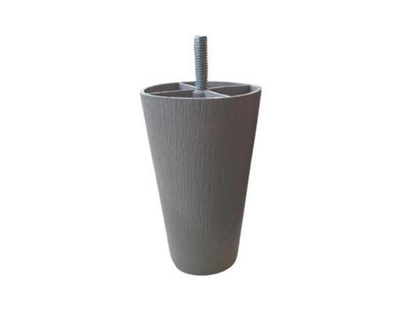 Pe Plastico Conico 110mm P/cama Box Cinza (peça) 