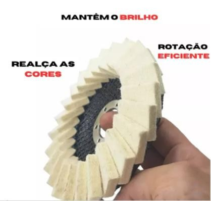 Disco Flap Feltro Inox 114,3x22,23mm (peça) 