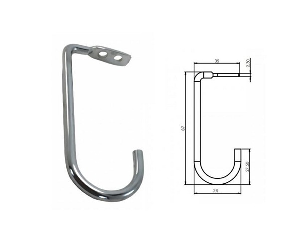 Sup P/tubo Oblongo Central 330 (peça) 