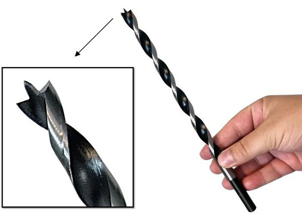 Broca Madeira 3 Ptas Imp 12,0x250mm (peça) 