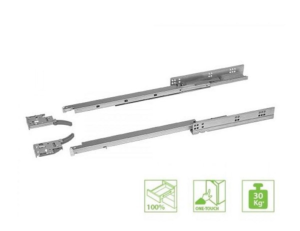 Corredica Telesc 550mm Oculta Et One-touch (m) Fgv Fll (par) 
