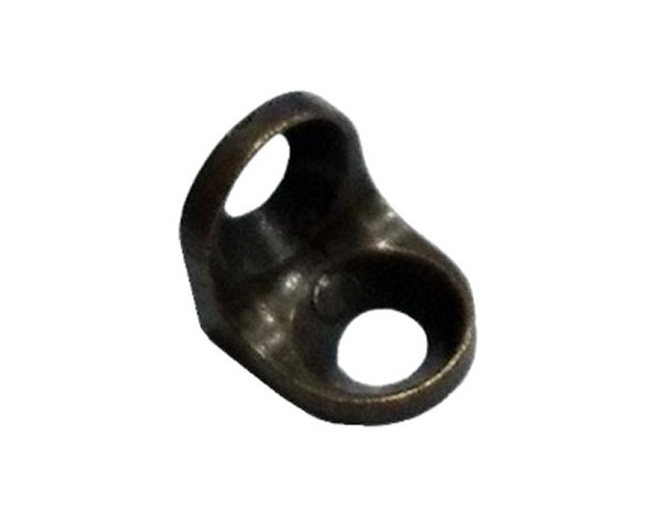 Cantoneira C/2 Furos Zamac Ouro Velho (peça) 