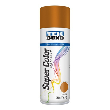 Tinta Aerosol Uso Geral 350ml/250g Cobre Metalico Tek (peça) 