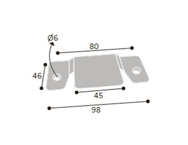 Sup Sp-116 95x45mm Engate Sofa Zb (peça) 