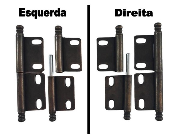 Dobradica L-130 2.1/2" C/reg Direita Ov (peça) 