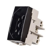 Tomada 2p+t 20a/250 Preto Sleek Pa016820 Mg (peça) 