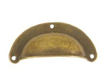 Puxador Pz 03 Concha Ouro Velho (peça) 