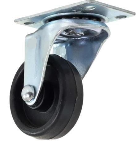 Rodizio Pp 40mm S/ Freio Preto Fll (peça) 