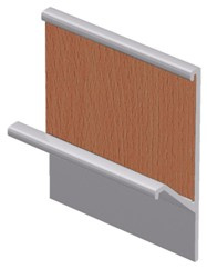 Perfil Pux Aluminio 4019 Anod 15mm Fll (metro Linear) 