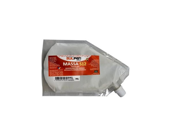 Massa Acrilica S12 100ml/200g Patina Branca Fll (peça) 