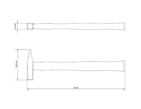 Martelo Pena 300gr Tramontina (peça) 