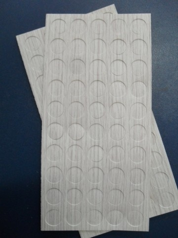 Tapa Furo Adesivo Pvc 12mm Teka Artico Fll (cento) 