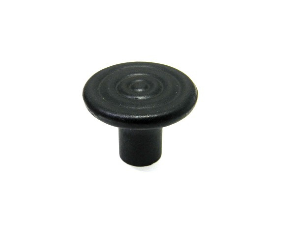 Puxador Pz 11 Botao Enfeite Preto (peça) 