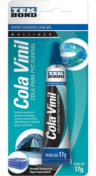 Cola Vinil 17g Blister Tek *** (peça) 