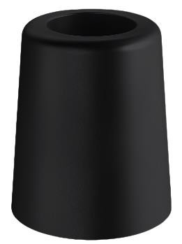 Sapata Plastica 40x50 Preta (peça) 