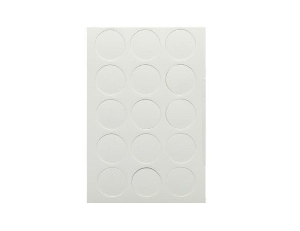 Tapa Furo Adesivo Pvc 18mm Branco (cento) 