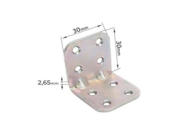 Placa Juncao Dobrada 30x30x2mm 788 (peça) 