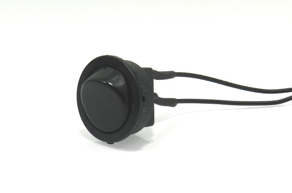 Interruptor Tecla Redonda C/cabo Preto (peça) 