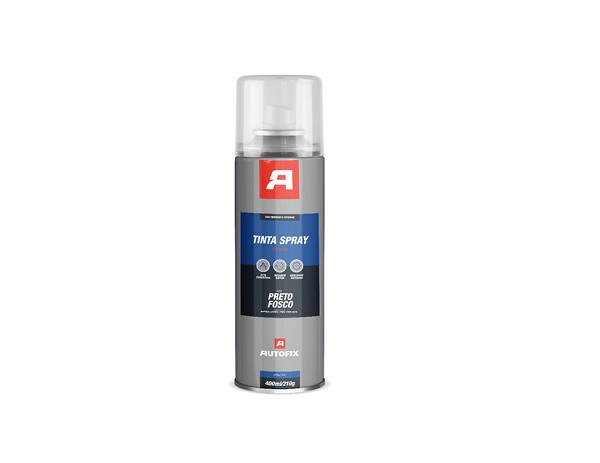 Tinta Spray 400ml Preto Fosco Aut (peça) 
