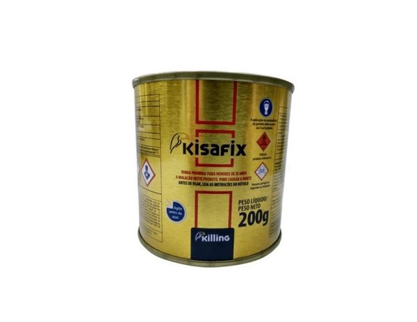 Cola Contato Extra 0,200 Kg Kisafix (peça) 