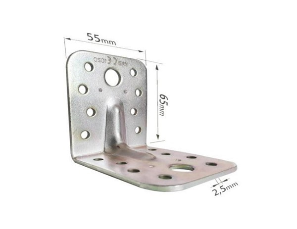 Placa Juncao Dobrada 55x65x2,5mm 874 (peça) 