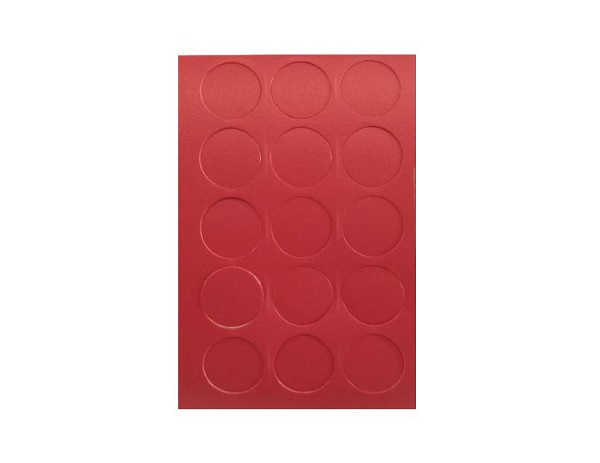 Tapa Furo Adesivo Pvc 18mm Verm. Cardeal Fll (cento) 