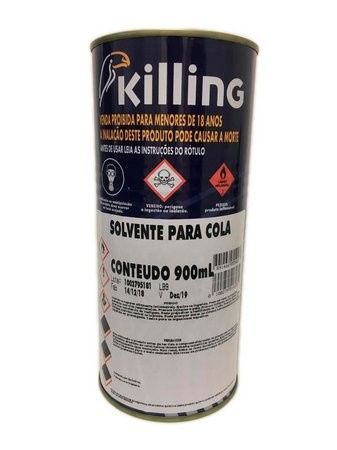 Solvente P/cola 0,9 Lt (peça) 
