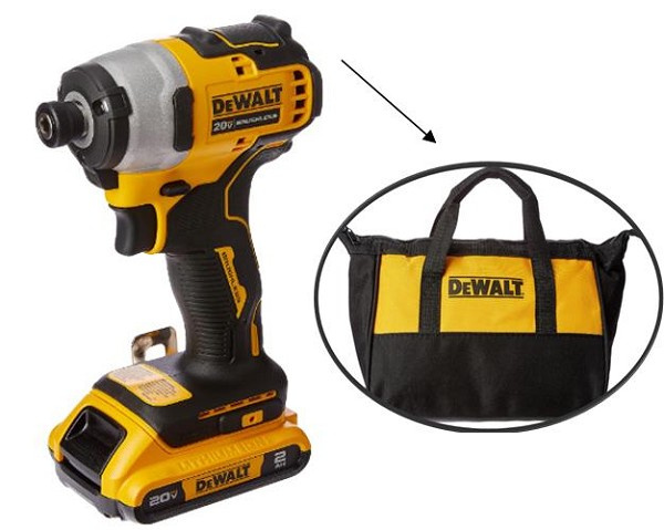 Parafusadeira Imp 1/4" 20v Maxxr A Tomic Carreg+bolsa Dcf809d2-br (peça) 