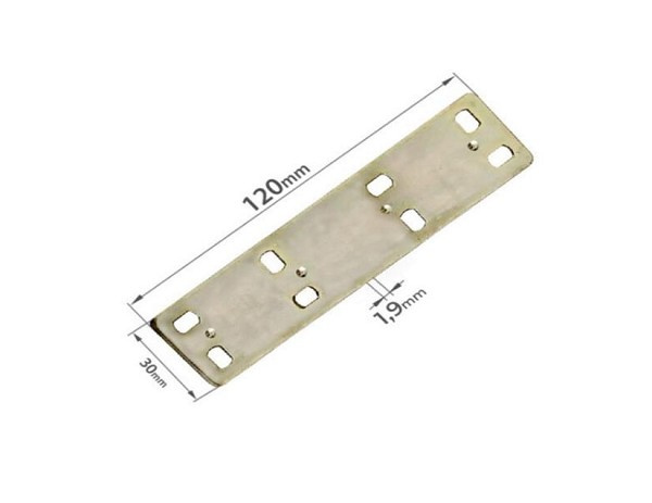 Placa Reta 120mm 625-0312 (peça) 