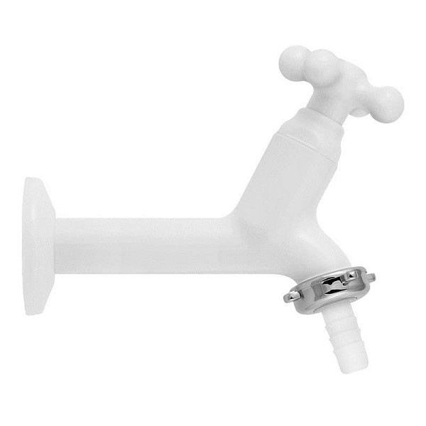 Torneira 15cm Tanque C/bic Mang Maruja Branco* (peça) 