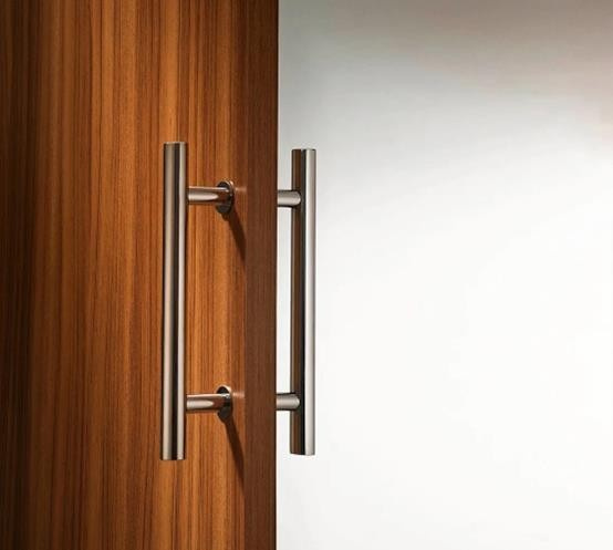 Puxador Duplo Inox Max 104-25 200mmx300mm Cromado (par) 