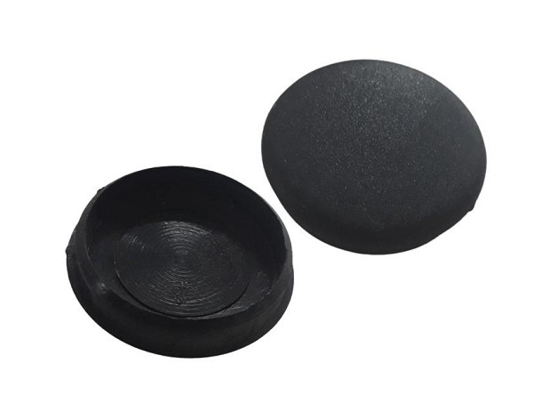 Tapa Furo 25mm Preto Fll (cento) 