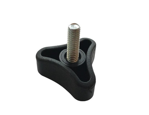 Manipulo 43mm 3 P Paraf 5/16x1" (macho) Preto N1 (peça) 