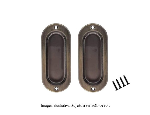 Puxador Concha Sobrepor Media (peça) 