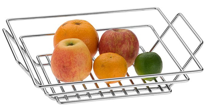 Fruteira De Quadrada Baixa 340x90x340mm 2412 Fll (peça) 