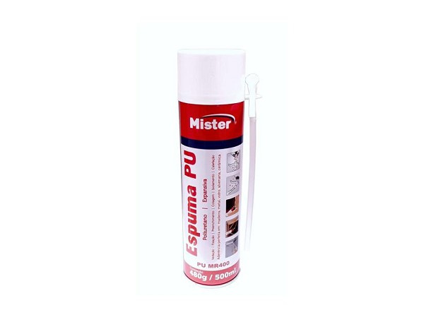 Espuma Pu Mister 500ml/480gr (peça) 