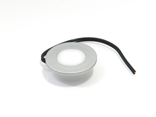 Luminaria Point Circ 1,5w 110x220v 3000k Aluminio (peça) 