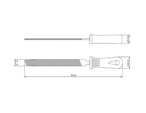 Lima P/aluminio 8
