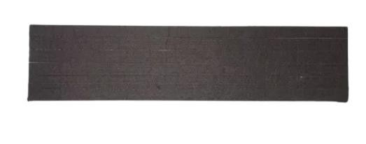 Feltro 1094 Retangular 500x20x2mm C/6 Pcs Preto (peça) 