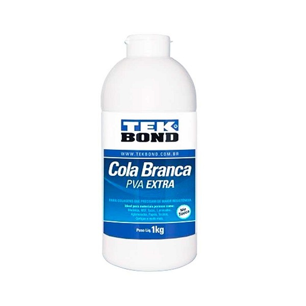 Cola Branca Pva Extra 1kg Tek (peça) 