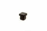 Ponteira Plast Int 15x15 Reta Preta Fer (peça) 