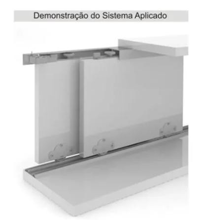 Sistema Porta Correr Ro-32 Rom (peça) 