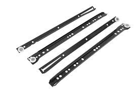 Corredica Metal 250mm Preta Big (par) 