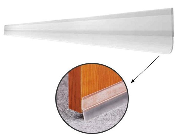 Veda Porta Adesivo Slim 130 Cm Transp (peça) 