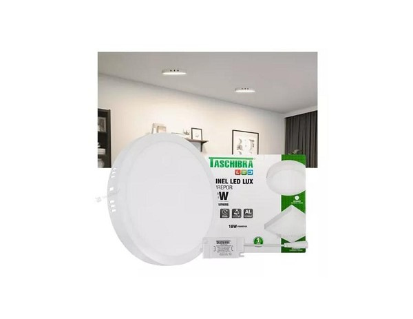 Painel Led 18w Lux Redondo Sobrepor 6500k Tas (peça) 