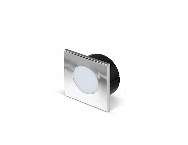 Luminaria Point Quadr 1,5w 110x220v 6000k Aluminio (peça) 