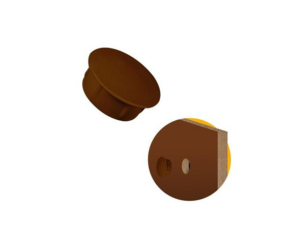 Tapa Furo 6mm Marrom Fll (cento) 