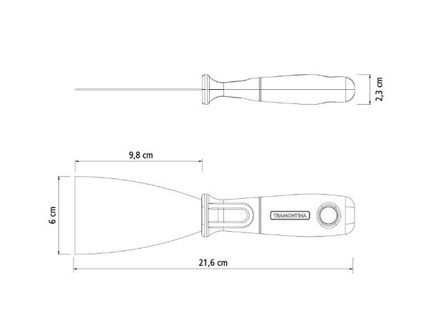 Espatula Flexivel 6cm (peça) 